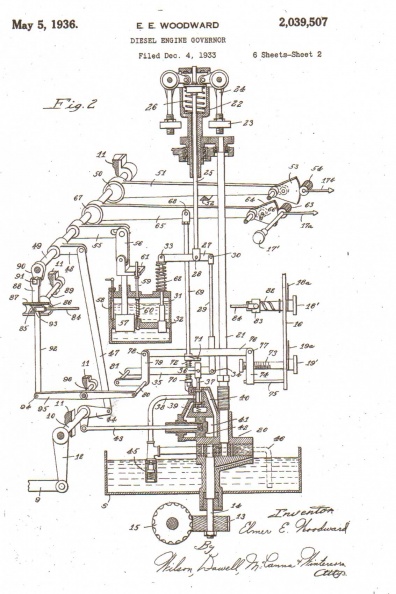 Diesel engine governor patent 2,039,027.  Page 2